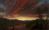 Frederic Edwin Church, 1860, Twilight in the Wilderness, Cleveland Museum of Art