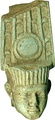 Amen-Re, wearing a tall feather crown and sun disk (715–664 BC)