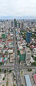 Aerial View of Preah Monivong Boulevard from Bokor Traffic Light