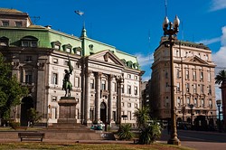 Edificio de la Bolsa de Comercio de Buenos Aires.