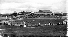 Ground grandstand