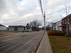 Route 261 in Daveluyville.