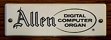 Allen Digital Computer Organ