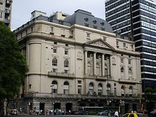 Edificio de la Bolsa de Comercio de Buenos Aires.