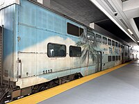 Tri-Rail train at the station