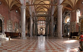 Interior of the church.