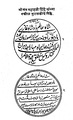 Seals authorizing Mahadji Shinde as Wakil-i-Mutalik of the Mughal Empire