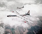 From top, left to right Chicago Pile-1, the first nuclear reactor Shippingport Atomic Power Station, the first peacetime reactor HTR-10, a prototype to the first Generation IV reactor, HTR-PM The Convair NB-36H, the first aircraft to test an onboard reactor Operation Sea Orbit, the first nuclear-powered circumnavigation The Chernobyl sarcophagus, built to contain the effects of the 1986 disaster