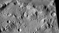 Channels along wall of Peridier Crater, as seen by CTXcamera (on Mars Reconnaissance Orbiter). Note: this is an enlargement of the previous image of Peridier Crater.