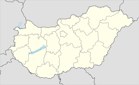 Location of teams in 2021–22 Nemzeti Bajnokság I