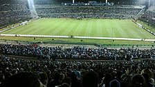 Estadio Centenario (left) and Estadio Defensores del Chaco, venues for the series