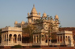 The Jaswant Thada cenotaph in Jodhpur, India