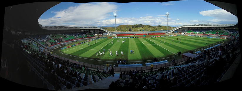  A panorama of the Regional Stadium of Chinquihue