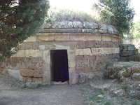 Tumulus at Banditaccia necropolis