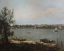 Chelsea from the Thames at Battersea Reach, 1751