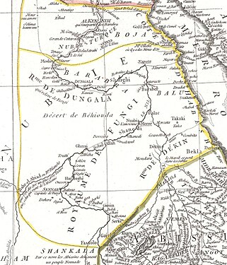 Map by Jean Baptiste Bourguignon d'Anville (1749)