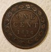 An 1876 penny featuring Queen Victoria