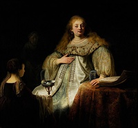 Judit en el banquete de Holofernes (antes Artemisa), 1634