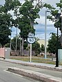 PR-123 north approaching PR-163 (Avenida Las Américas) junction