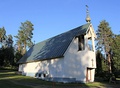 Church of Enlighteners of Karelia in Maaninka, Kuopio, built as a chapel 1960 and designed by Ilmari Ahonen, later consecrated as a church