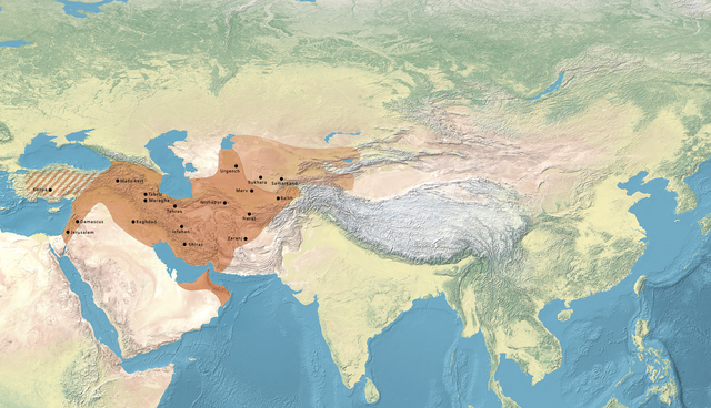 class=notpageimage| The Seljuk Empire and the Sultanate of Rum, with contemporary Asian polities circa 1100.