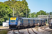 A Sydney B set suburban train at Carlton