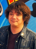 Studio Ghibli president Toshio Suzuki (left) agreed to collaborate with Level-5 after witnessing the passion series creator and writer Akihiro Hino (right) had for the project.