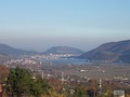 The city and the Bistrița River