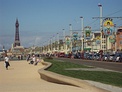 Blackburn town centre and Blackpool promenadePreston and Chester city centres