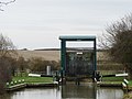 Wadenhoe Lock and sluice gate