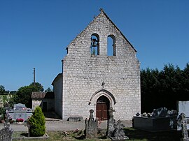 The church in Sainte-Radegonde