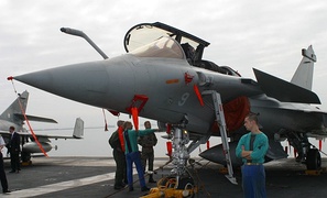 Rafale número 9 en la cubierta de vuelo