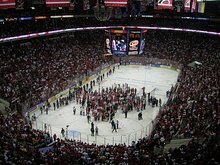 Carolina Hurricanes Stanley Cup awards ceremony at the RBC Center (now Lenovo Center) in Raleigh