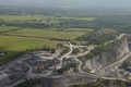 Limestone quarry at Cedar Creek, Virginia, US