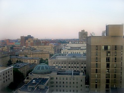 View over LMA facing Huntington Avenue