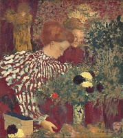 Édouard Vuillard, Woman in a Striped Dress (1895), National Gallery of Art