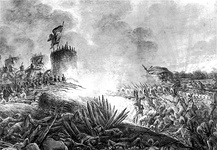 The Battle of Praga, prior to the Russian massacre of civilians