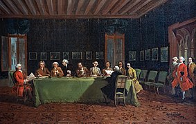 Il convegno diplomatico - Francesco Guardi