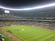 Estadio Azteca (left) and Estadio Centenario, venues for the series