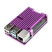 Colored anodized aluminium Raspberry Pi 4 heat sink cases