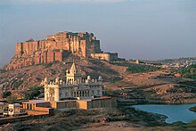 After arriving in Lucknow, teams found their next clue at the Bara Imambara (above), while the Jaswant Thada in Jodhpur (below) served as the Pit Stop for this double-length leg.