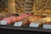 A cookie shop, filled with a wide range of cookies