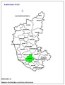 Positioning of Hassan district in Karnataka