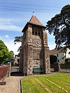 Photograph of the Jubilee Clock Tower at Churchill.