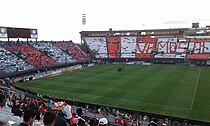 Estadio Centenario (left) and Estadio Defensores del Chaco, venues for the series