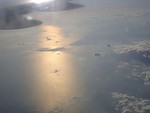 Portland Bill and Chesil Beach from the air