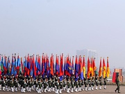 Bengali Army marching in Victory Day Parade.