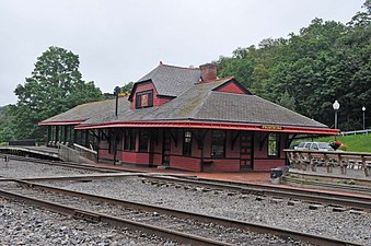 The second WMSR Station is at 18 Depot Road in Frostburg, Maryland