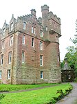 Friars Carse has a circular cap-house giving access to the roof of its tower