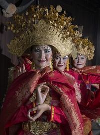 Kebagh dance from Pagar Alam, Indonesia